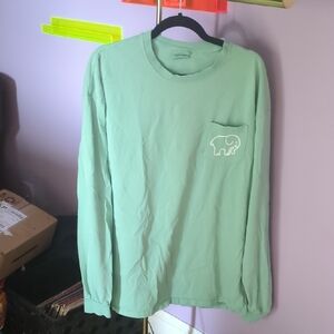Ivory Ella Mint Green Long Sleeve with Elephant Logo